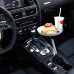 360-Degree Car Phone Holder Swivel Tray Storage Bin with Multi-Positional Arm 